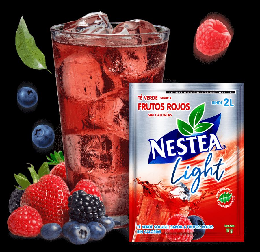 Té verde sabor a frutos rojos light Nestea