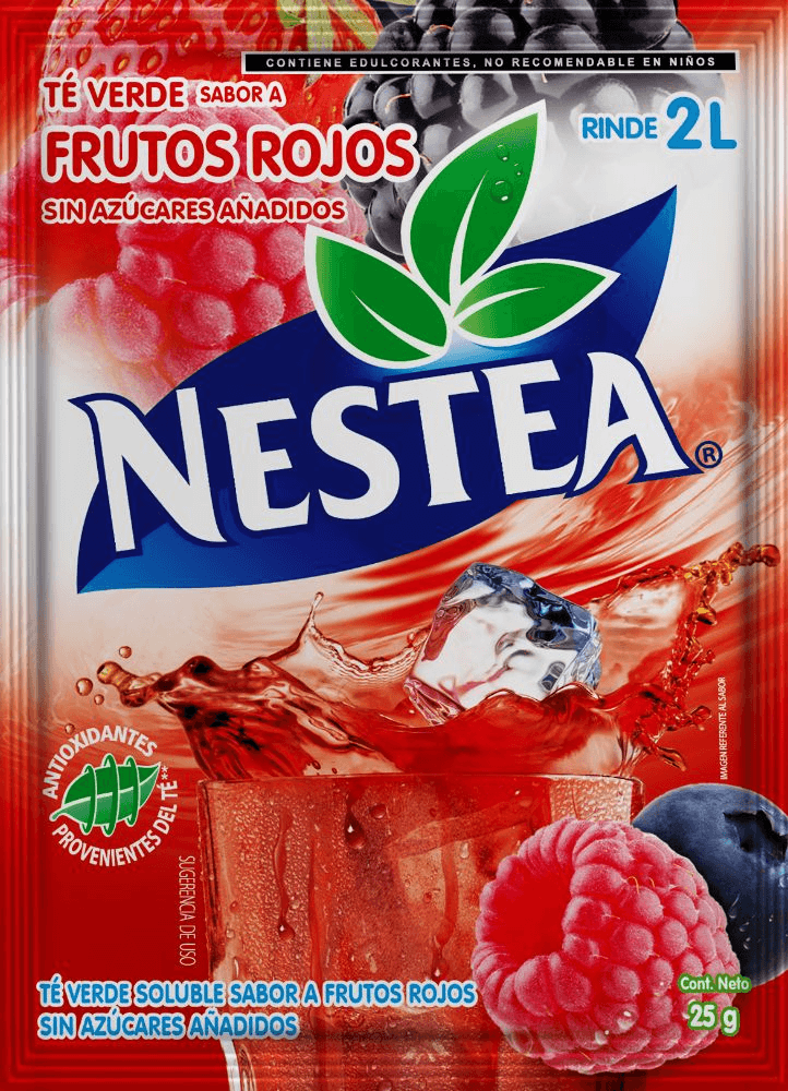Sobre de 25g de Té negro sabor a frutos rojos Nestea