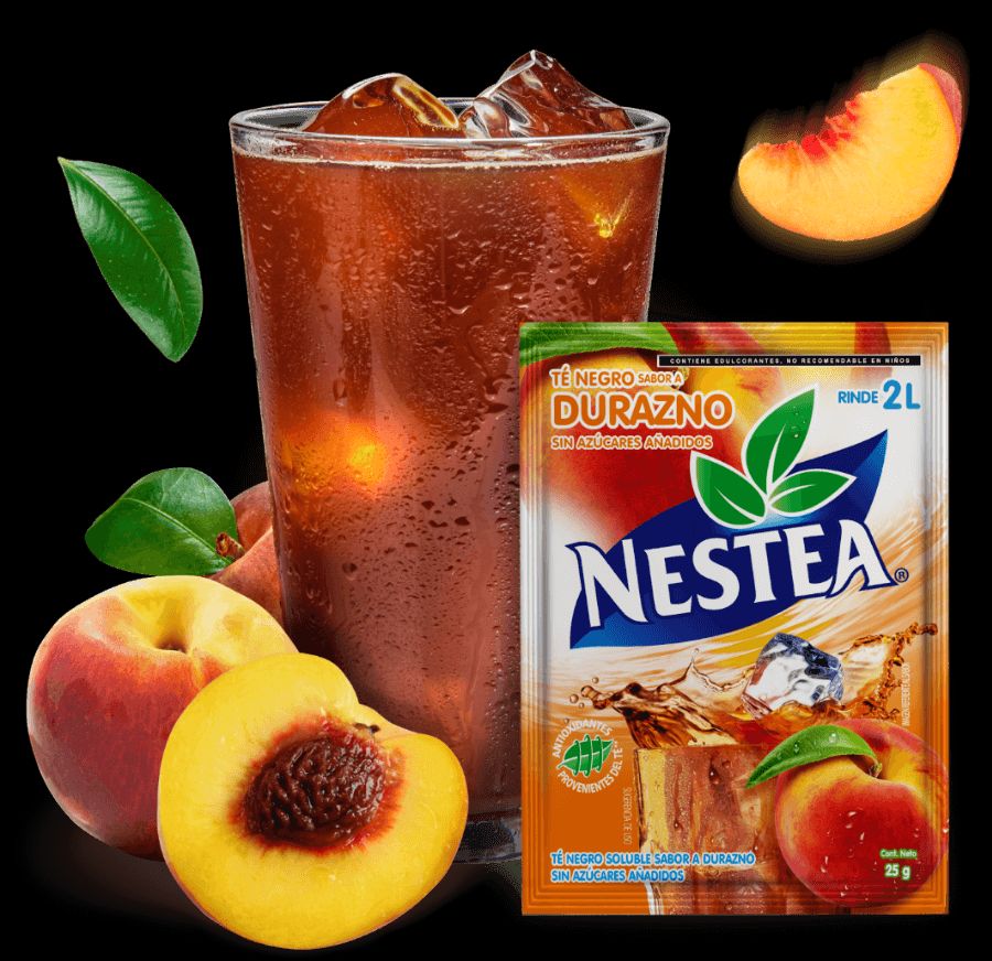 Té negro sabor a durazno Nestea